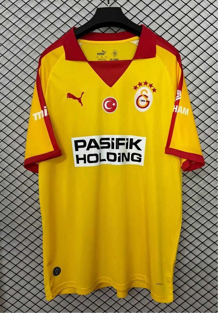 1ea32ed0 26-27 Galatasaray Yellow Soccer Jersey AAA - Image 1