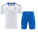 2026-27 Retro version Real Madrid White Soccer Uniform