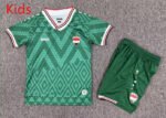 2026-2027 Iraq Away Green Kids/Youth Soccer Uniform