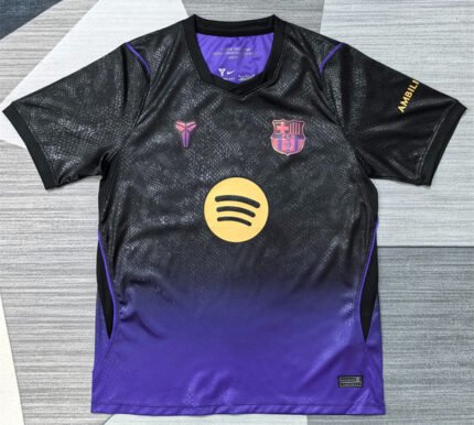 26-27 Barcelona  Away Black Purple Thailand Soccer Jersey AAA