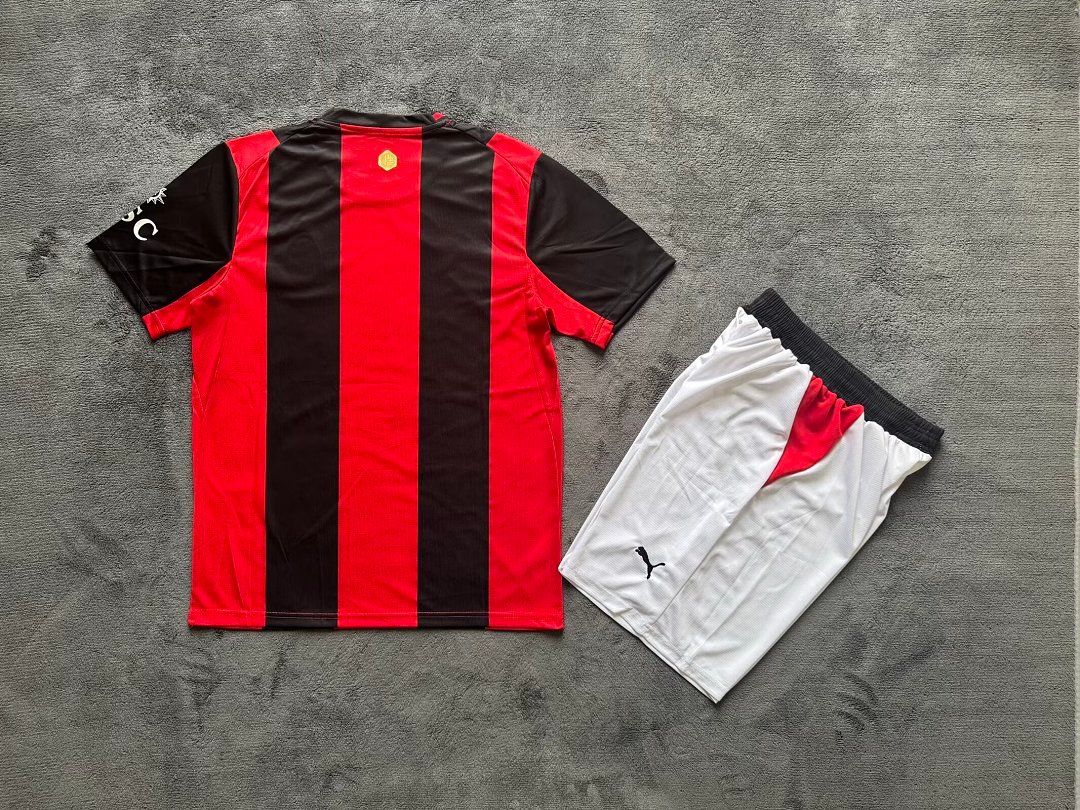 2026-2027 AC Milan Home Red Black kids/youth Soccer uniform - Image 2