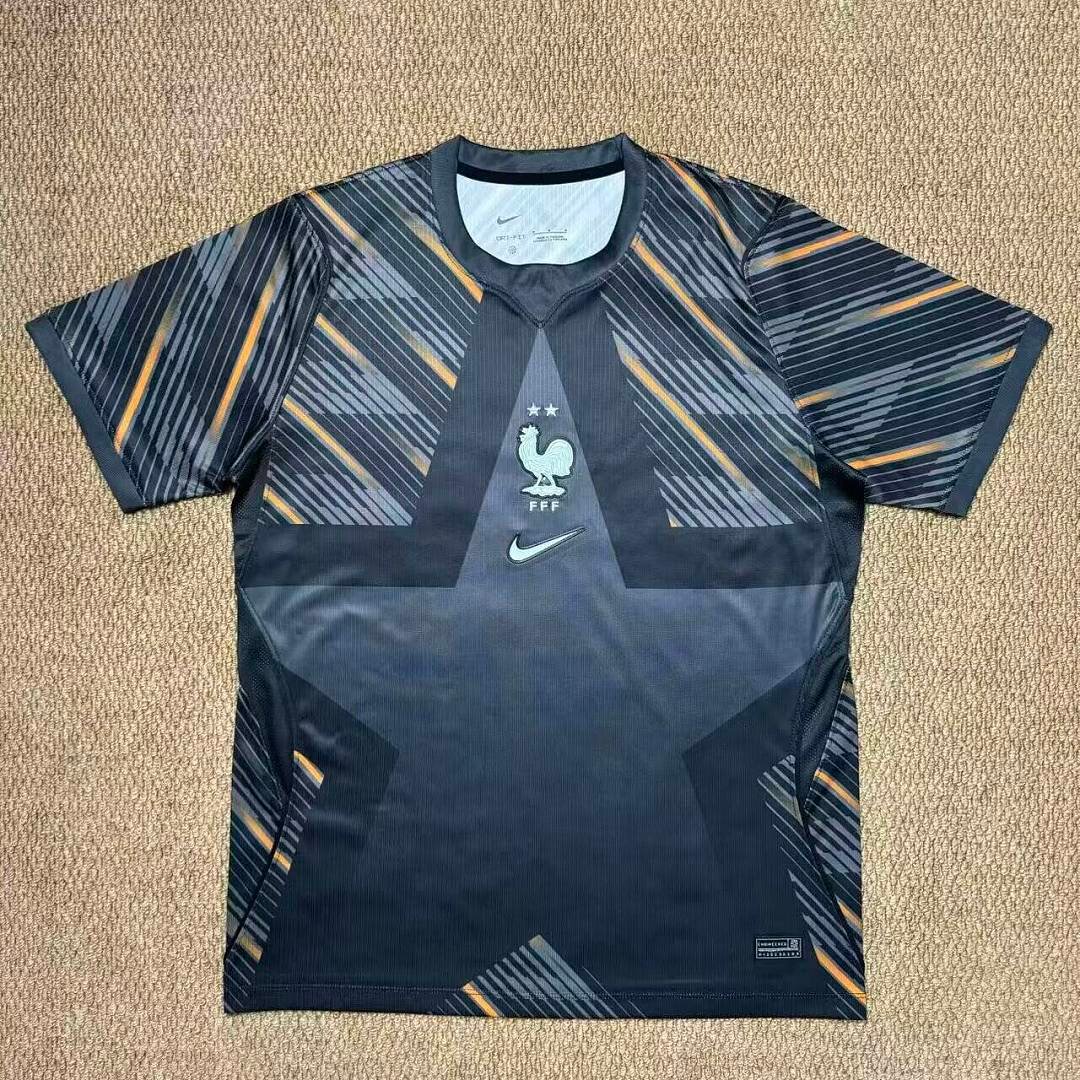 2eb96b20 2026-2027 France Goalkeeper Black Soccer Jersey AAA - Image 1