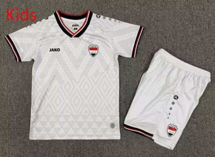 2026-27 Iraq Home White Kids/Youth Soccer Uniform