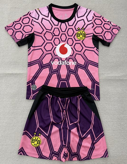 335e5d84 2026-2027 Borussia Dortmund Goalkeeper Pink Soccer uniform - Image 1
