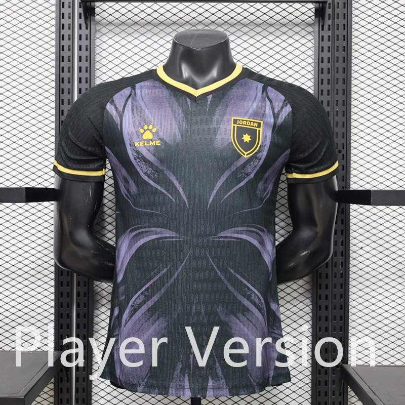 Player version 26-27 Jordan 2nd Away Black Thailand Soccer Jersey AAA