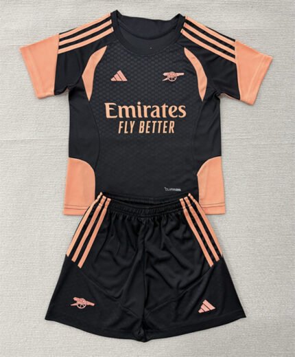 2025-26 Arsenal Black Soccer Uniform