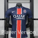 2star Player Version 24-25 Paris Home Blue Thailand Soccer Jersey AAA-888