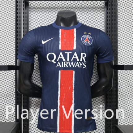 2star Player Version 24-25 Paris Home Blue Thailand Soccer Jersey AAA-888