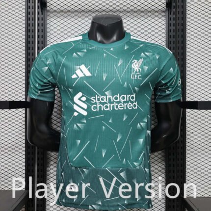 Player Version 2026-27 Liverpool Goalkeeper Green Soccer Jersey AAA