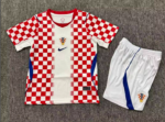 2026-2027 Croatia Home Red White kids/youth  Soccer uniform