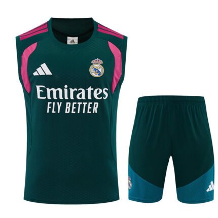 2026-27 Real Madrid Green Vest Soccer Uniform
