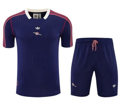 2025-26 Retro version Arsenal Royal Blue Soccer Uniform