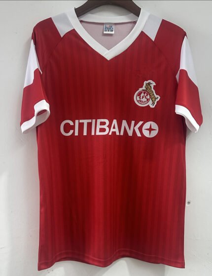Retro Version 1992 Köln Away Red Soccer Jersey AAA
