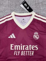 2026-27 Real Madrid 2nd Away Red Women Soccer Jersey AAA - Image 3
