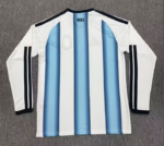 2026-2027 Argentina Home White Blue Long sleeves Soccer Jersey AAA - Image 2