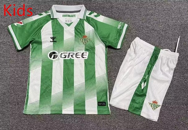 2026-27 Real Betis Home White Green kids/youth Soccer uniform