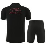 2026-27  Paris Black Soccer Uniform - Image 3