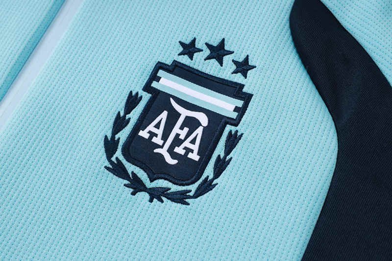 26-27 Argentina Sky Blue Thailand Soccer Jacket Uniform With Hat - Image 2