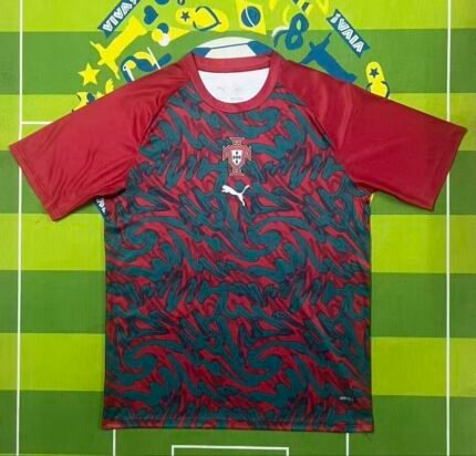 2026-2027 Portugal Red Black Soccer Jersey AAA