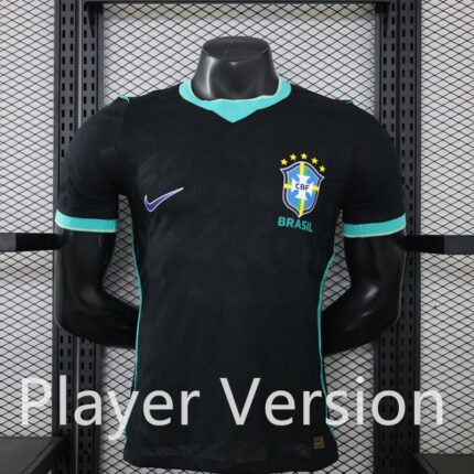 Player version 2026-2027 Brazil Black Soccer Jersey AAA