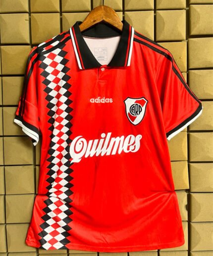 Retro version 1994 River Plate Home Red Soccer Jersey AAA