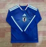 2026-2027 Japan Home Blue Long sleeves Soccer Jersey AAA