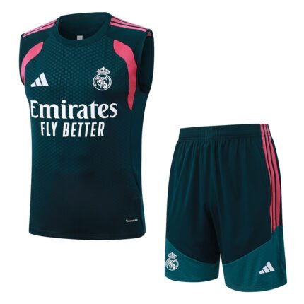 2026-27 Real Madrid Green Vest Soccer Uniform