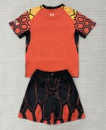 2026-2027  Manchester City  Goalkeeper Orange Black kids/youth  Soccer uniform - Image 2