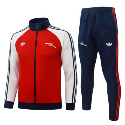 26-27 Arsenal  White Red  Thailand Soccer Jacket Uniform