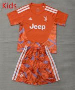 2026-2027 Juventus Goalkeeper Orange kids/youth  Soccer uniform