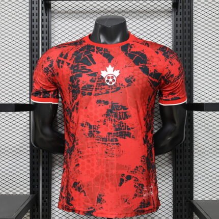 Player version 2026-2027 Canada Red Soccer Jersey AAA