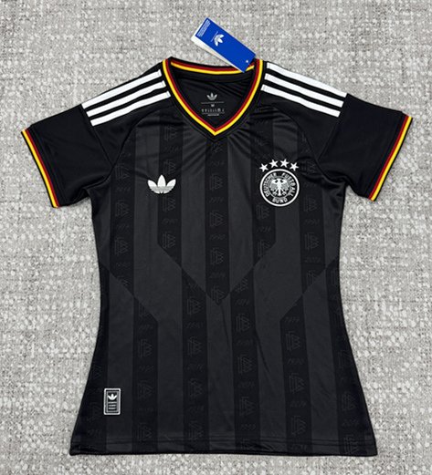 2026-27 Germany 2nd Away Black Women Soccer Jersey AAA
