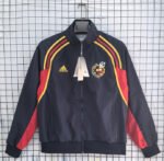 2002 Retro version Spain Blue Windbreaker  Soccer Jacket