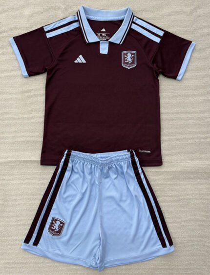 2026-2027  Aston Villa Home Red Soccer Uniform