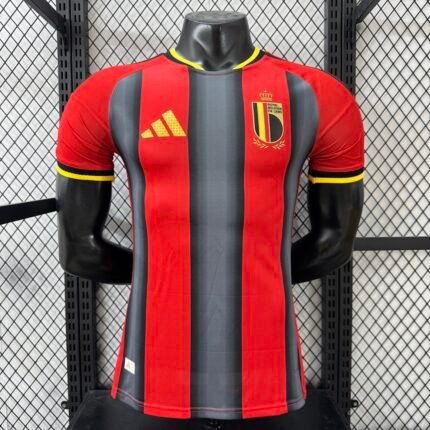 Player Version 26-27 Belgium Black Red Soccer Jersey AAA