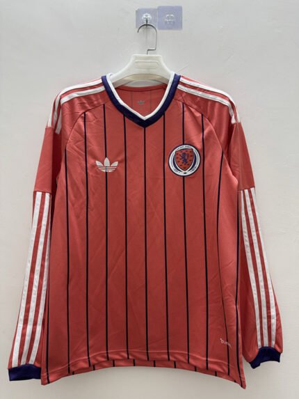 2026-27 Scotland Away Red Long sleeves Soccer Jersey AAA