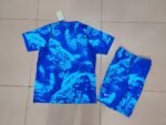 2026-27 England Goalkeeper Blue Soccer Uniform - Image 3