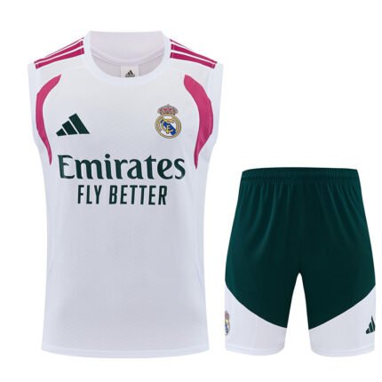 2026-27 Real Madrid White Vest Soccer Uniform