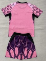2026-2027 Borussia Dortmund Goalkeeper Pink kids/youth  Soccer uniform - Image 2