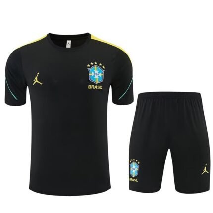 2026-2027 Brazil Black Soccer Uniform