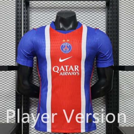 2star Player Version 26-27 Paris Home Blue Thailand Soccer Jersey AAA