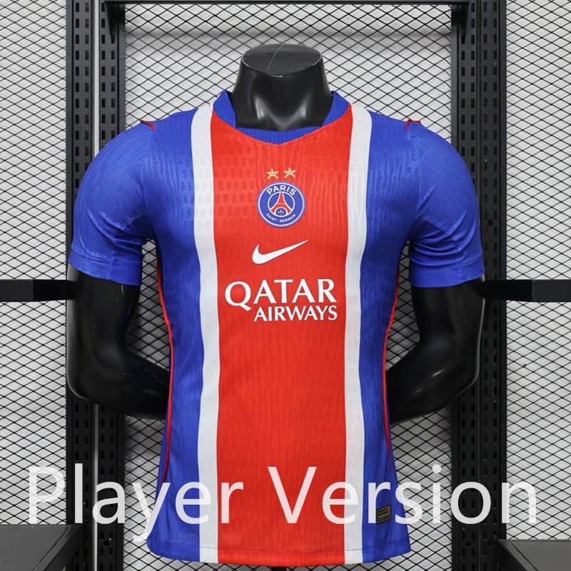 85169826 2star Player Version 26-27 Paris Home Blue Thailand Soccer Jersey AAA - Image 1