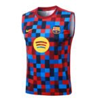 2026-27 Barcelona Blue Red Vest Soccer Uniform - Image 2