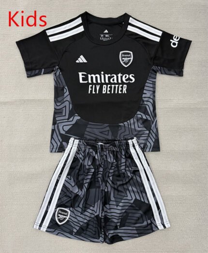 2026-2027 Arsenal Goalkeeper Black kids/youth  Soccer uniform