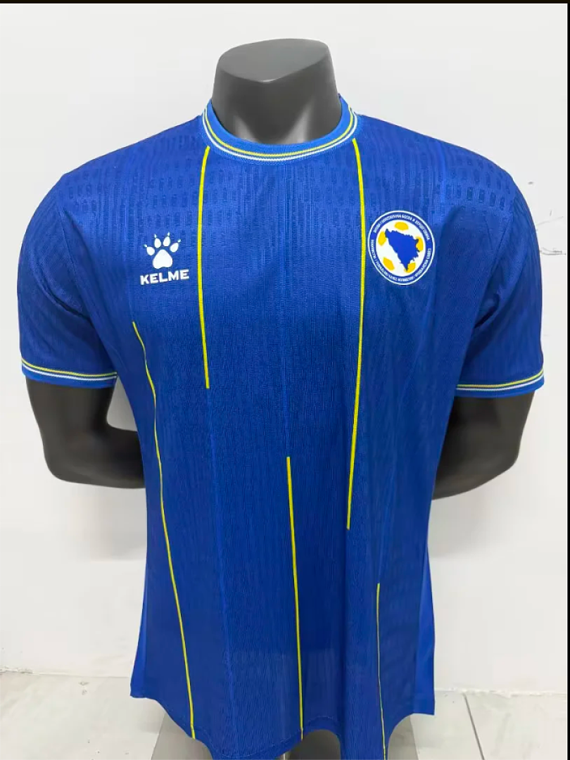 8b9431fd Player version 26-27 Bosnia and Herzegovina Away Blue Thailand Soccer Jersey AAA - Image 1