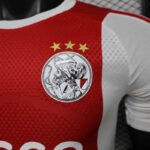 Player Version 26-27 Ajax Home White Red Soccer Jersey - Image 4