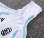 26-27 Argentina White Blue Thailand Soccer Jacket Uniform With Hat - Image 3