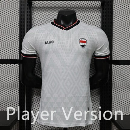 Player version 2026-2027 Iraq Away White Soccer Jersey AAA