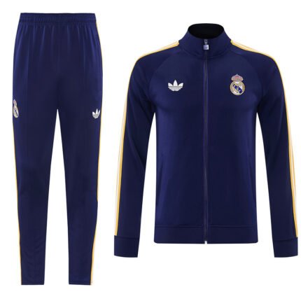 26-27 Real Madrid Royal Blue Thailand Soccer Jacket Uniform