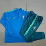 2026-27 Brazil Blue Soccer Tracksuit Uniform - Image 2